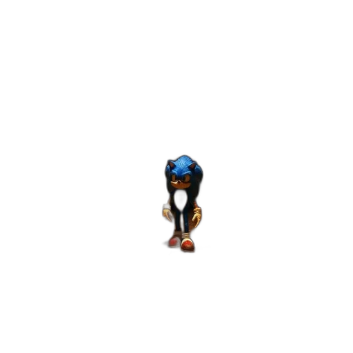 robot, staff, animal, creature, pixel art, 3d render, concept art, outer space transparent PNG cut-out