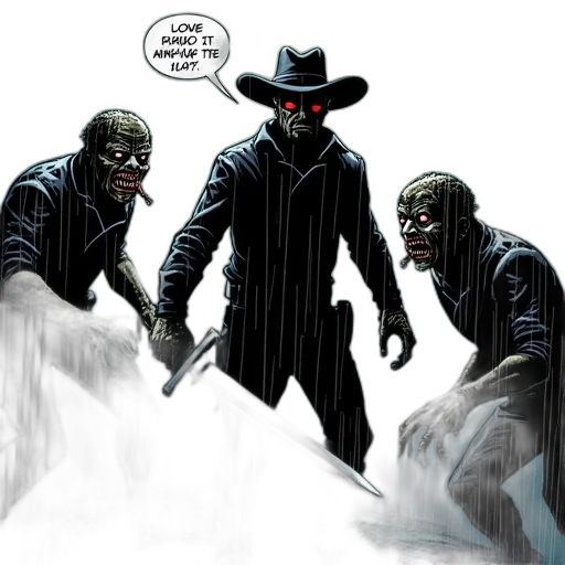 comic book art, concept art, fog, second, image, comic, book, panel transparent PNG cut-out