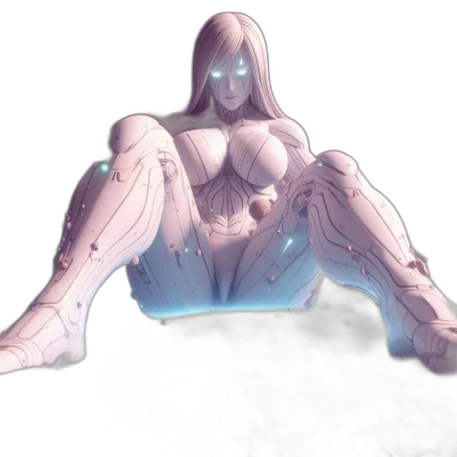 robot, creature, jewelry, concept art, comic book art, fantasy art, cyberpunk, underwater transparent PNG cut-out