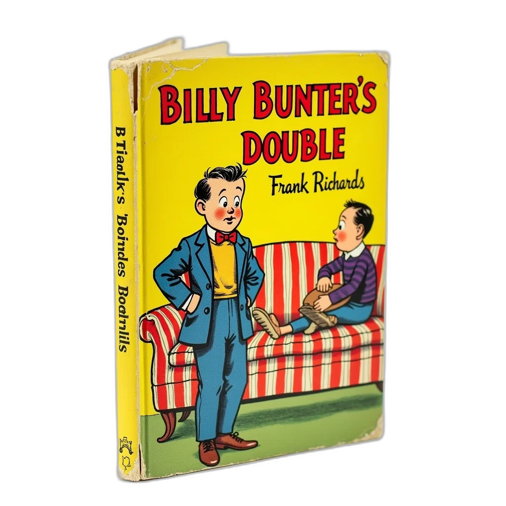 vintage, children, book, titled, billy, bunter, double, frank transparent PNG cut-out
