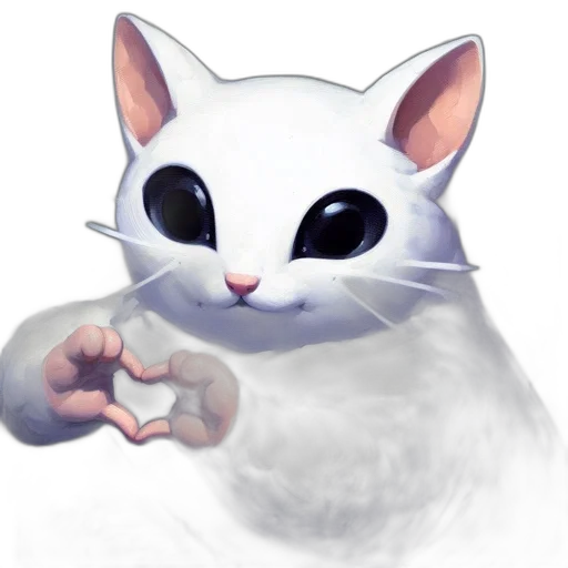 staff, animal, creature, face, concept art, fantasy art, pixel art, photorealistic transparent PNG cut-out