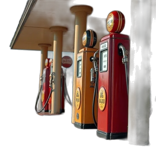 bottle, photorealistic, 3d render, gasoline transparent PNG cut-out