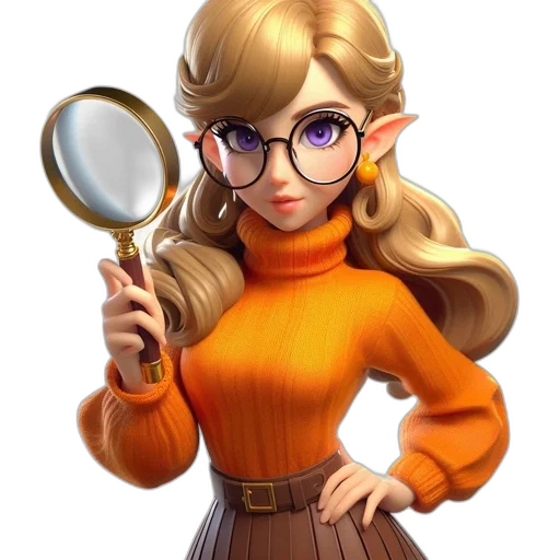 staff, dress, face, jewelry, concept art, fantasy art, 3d render, pixel art transparent PNG cut-out