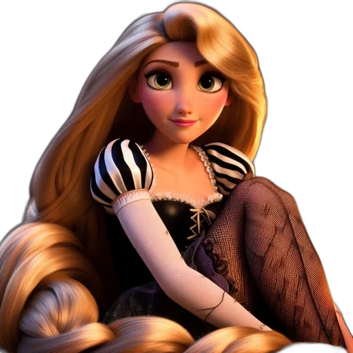 dress, hair, jewelry, 3d render, cartoon, fantasy art, photorealistic, snow transparent PNG cut-out