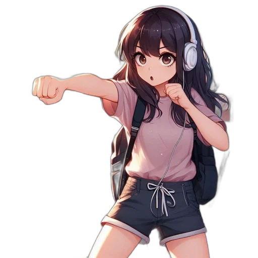 weapon, staff, jacket, sword, anime, pixel art, concept art, cartoon transparent PNG cut-out