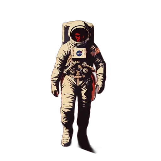 robot, jacket, staff, mask, pixel art, concept art, comic book art, 3d render transparent PNG cut-out