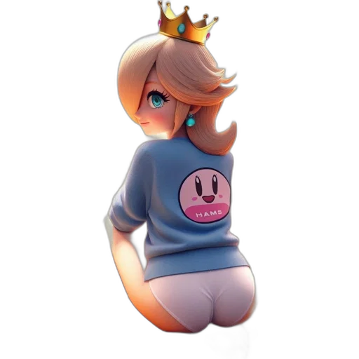 crown, dress, staff, hat, concept art, 3d render, pixel art, fantasy art transparent PNG cut-out