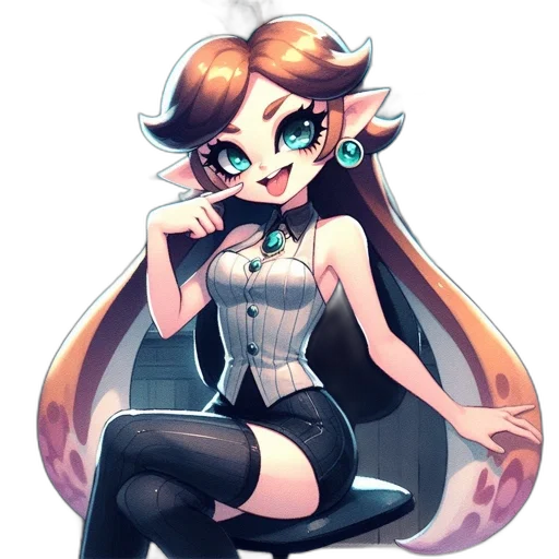 staff, dress, anime, fantasy art transparent PNG cut-out