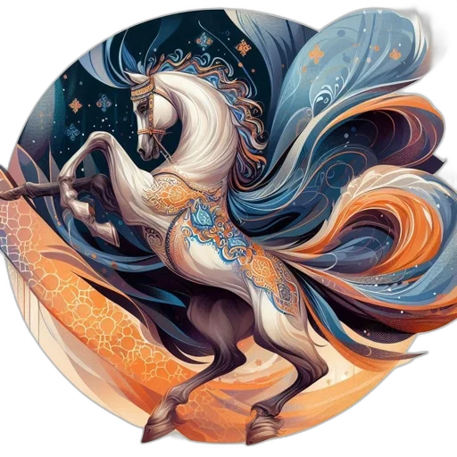 dragon, creature, fantasy art, concept art, watercolor, anime, outer space, golden transparent PNG cut-out