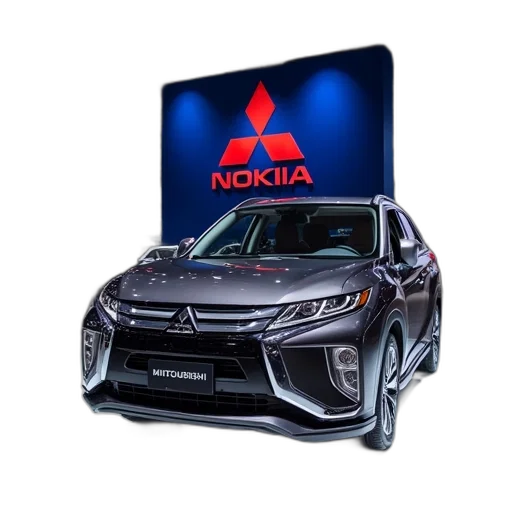 car, mitsubishi, motor, logo transparent PNG cut-out