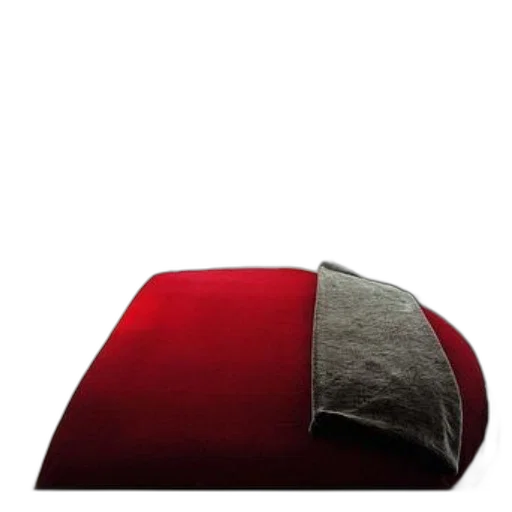 hat, furniture, crown, umbrella, 3d render, photorealistic, red, dark transparent PNG cut-out