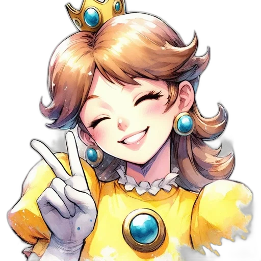 crown, staff, robot, weapon, watercolor, anime, concept art, cartoon transparent PNG cut-out