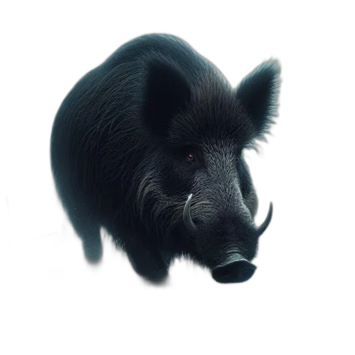 animal, creature, hair, face, photorealistic, 3d render, concept art, fantasy art transparent PNG cut-out
