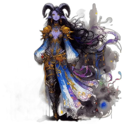 staff, dragon, concept art, fantasy art, watercolor, pixel art, blue, dark transparent PNG cut-out