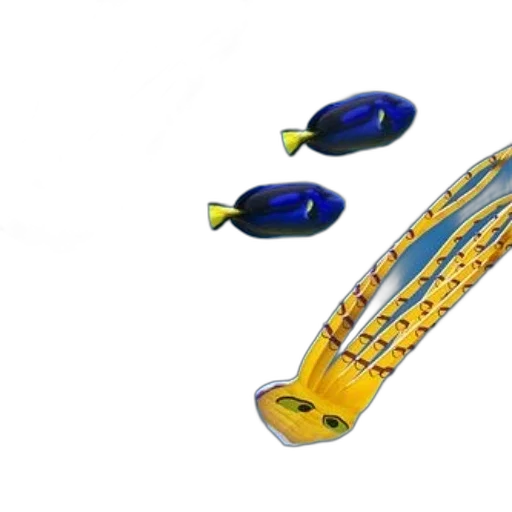 jewelry, weapon, staff, umbrella, 3d render, photorealistic, concept art, underwater transparent PNG cut-out