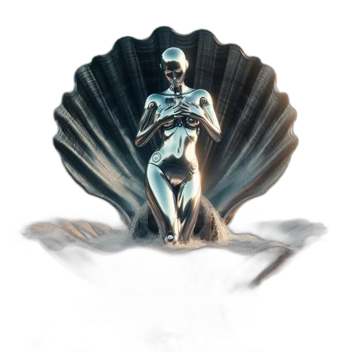 jewelry, robot, food, crown, concept art, 3d render, fantasy art, photorealistic transparent PNG cut-out
