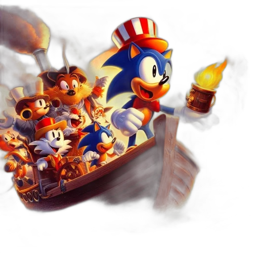 concept art, 3d render, pixel art, fantasy art, fire, animated, characters, including transparent PNG cut-out