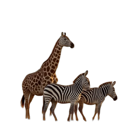 animal, 3d render, concept art, photorealistic transparent PNG cut-out