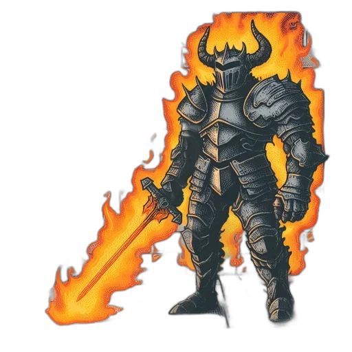 jacket, dragon, mask, concept art, fantasy art, pixel art, comic book art, fire transparent PNG cut-out