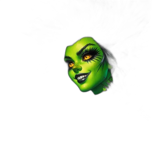 mask, creature, face, staff, concept art, 3d render, photorealistic, fantasy art transparent PNG cut-out