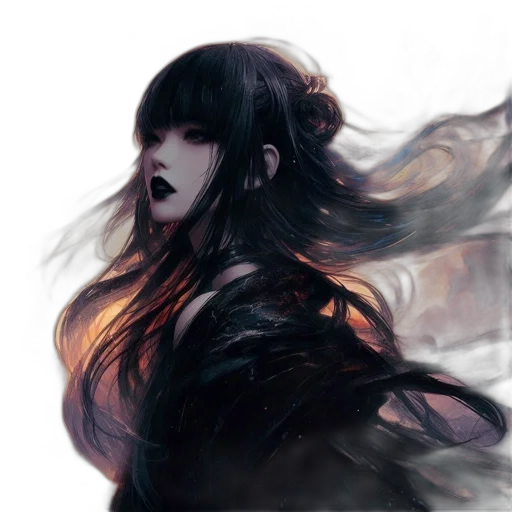 dragon, face, mask, hair, fantasy art, concept art, anime, photorealistic transparent PNG cut-out