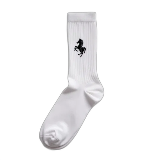 dragon, shoes, monochrome, single, white, sock, horse, logo transparent PNG cut-out