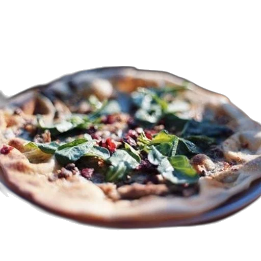 food, crown, jewelry, 3d render, delicious-looking, pizza, spinach, other transparent PNG cut-out