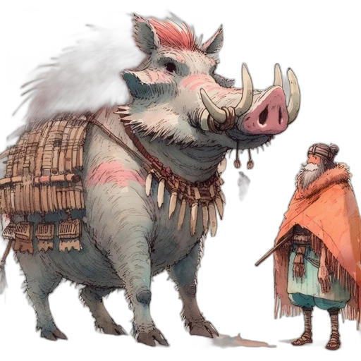 animal, creature, dragon, concept art, fantasy art, watercolor, 3d render, pastel transparent PNG cut-out