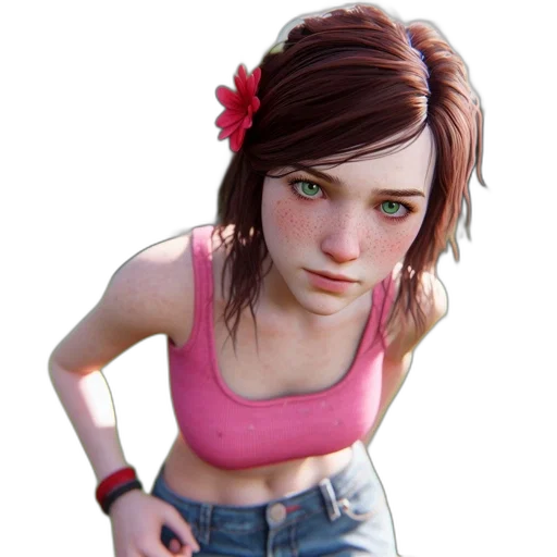 face, dress, photorealistic, concept art, 3d render, fantasy art, realistic, female transparent PNG cut-out