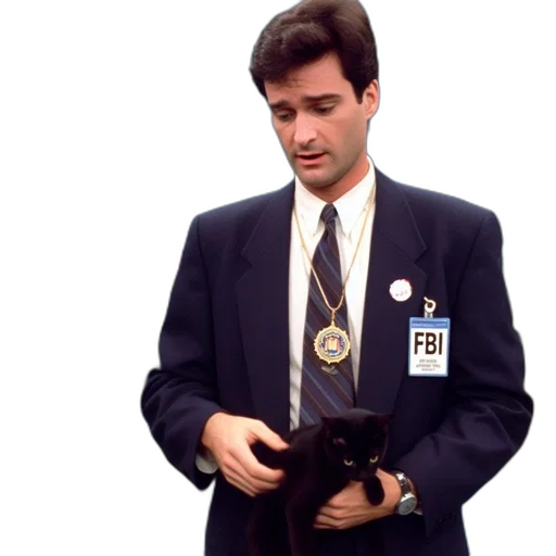 staff, jacket, weapon, animal, fbi, agent, stands, exhibit transparent PNG cut-out