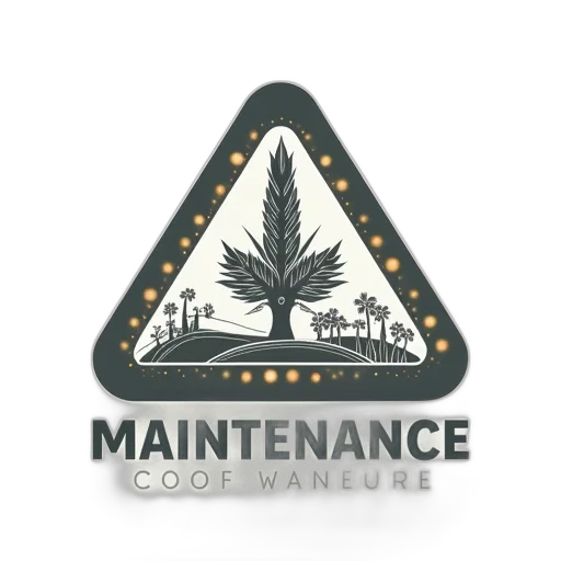 3d render, one, maintenance, logo transparent PNG cut-out