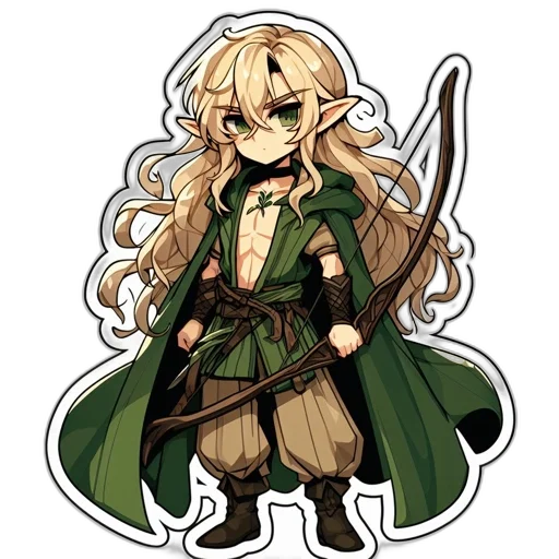 staff, pixel art, concept art, fantasy art, anime, green, earth tones, dark transparent PNG cut-out
