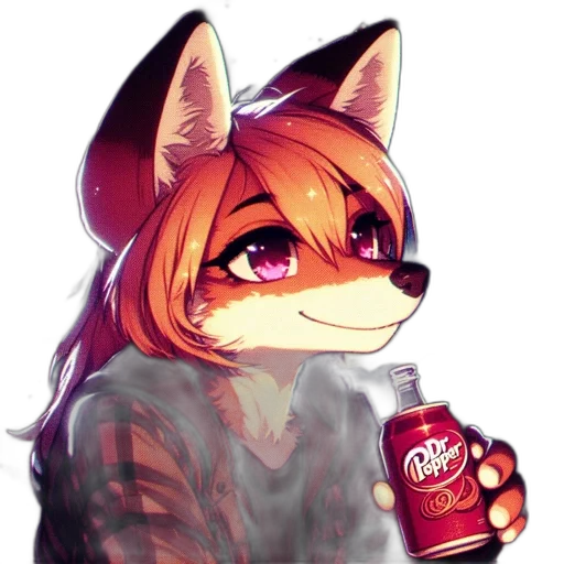 jacket, bottle, food, animal, pixel art, anime, vaporwave, watercolor transparent PNG cut-out