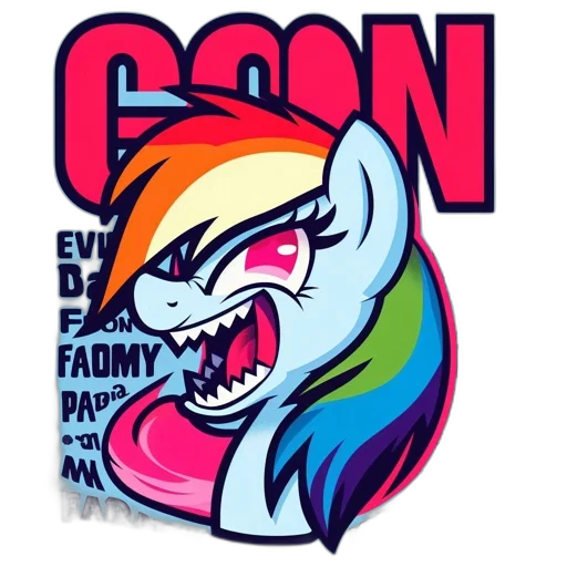 pixel art, cartoon, mythical, creature, resembling, pony-dragon, hybrid, illustrated transparent PNG cut-out