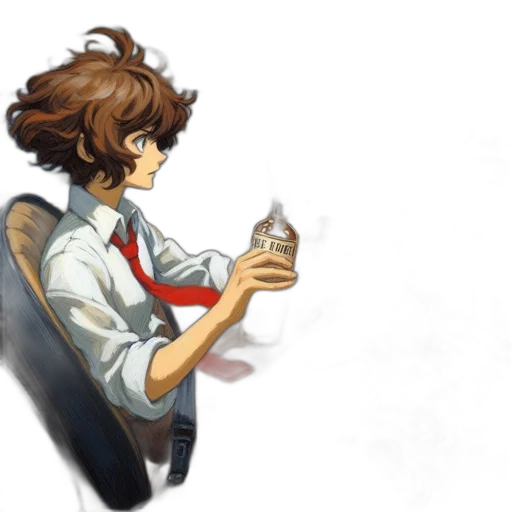 staff, weapon, bottle, robot, concept art, watercolor, pixel art, anime transparent PNG cut-out