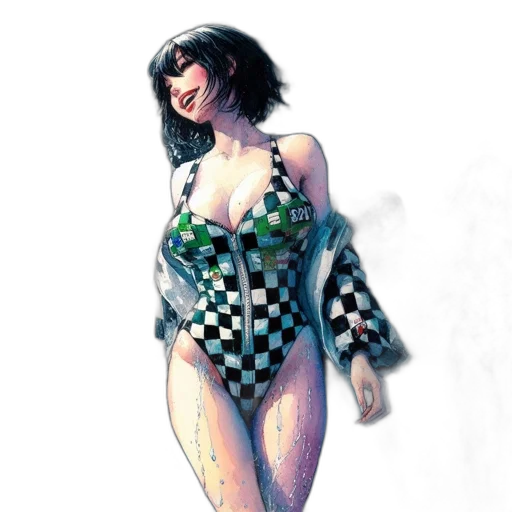 dress, concept art, comic book art, fantasy art, 3d render, vibrant, scene, shows transparent PNG cut-out