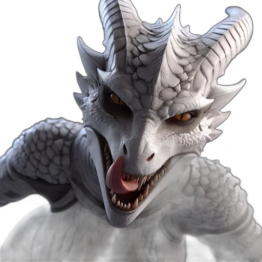 dragon, creature, animal, fantasy art, 3d render, concept art, photorealistic, lifelike transparent PNG cut-out