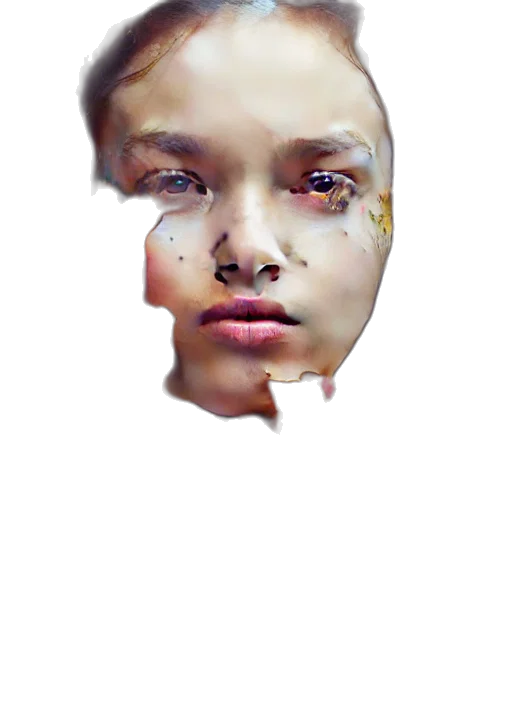 face, mask, creature, robot transparent PNG cut-out