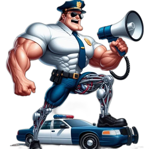 car, weapon, staff, robot, concept art, comic book art, cartoon, pixel art transparent PNG cut-out