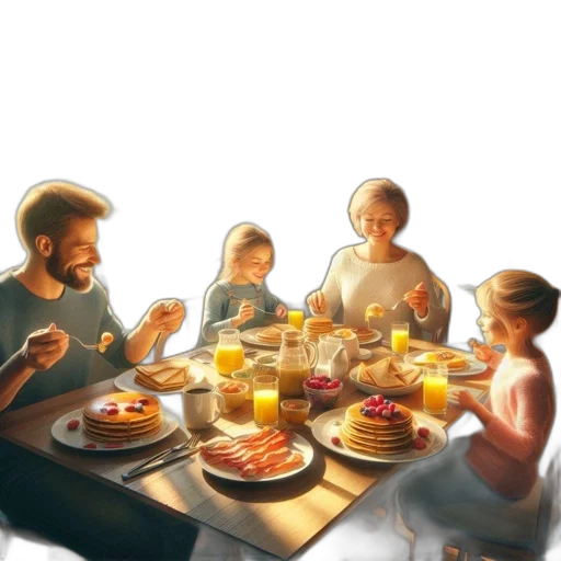 food, concept art, photorealistic, oil painting, watercolor, fog, pastel, warmly transparent PNG cut-out