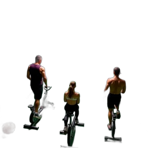 3d render, concept art, photorealistic, pixel art, group, people, working, out transparent PNG cut-out