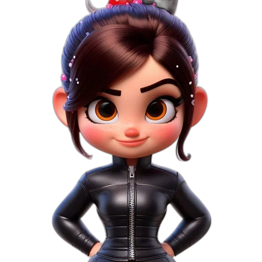 jacket, crown, face, cartoon, concept art, 3d render, comic book art, animated transparent PNG cut-out