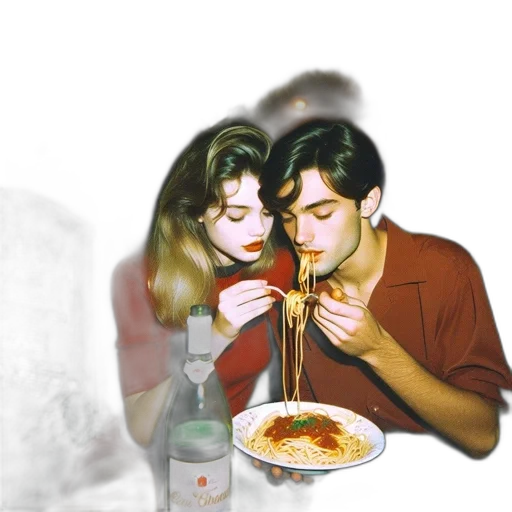 food, vaporwave, photorealistic, watercolor, 3d render, fire, neon lights, outer space transparent PNG cut-out
