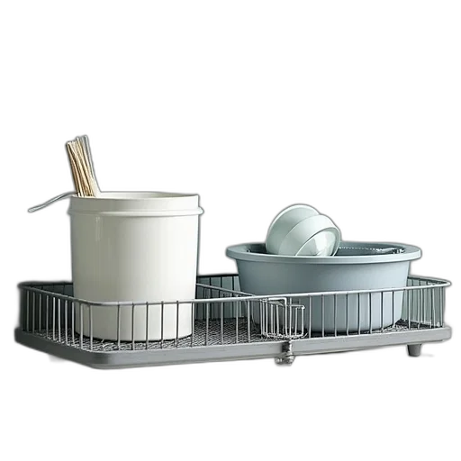 furniture, 3d render, monochrome, plastic, dishwashers, trays transparent PNG cut-out