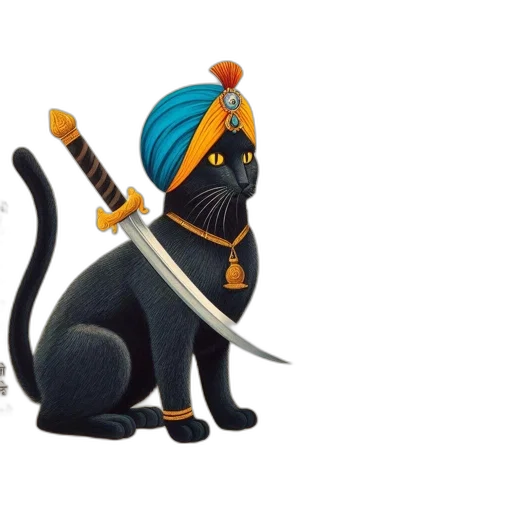 staff, sword, animal, concept art, 3d render, fantasy art, pixel art, illustration transparent PNG cut-out