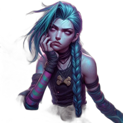 cyberpunk, fantasy art, concept art, comic book art, blue, dark, pastel, colorful transparent PNG cut-out
