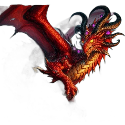 dragon, staff, creature, animal, fantasy art, concept art, pixel art, 3d render transparent PNG cut-out