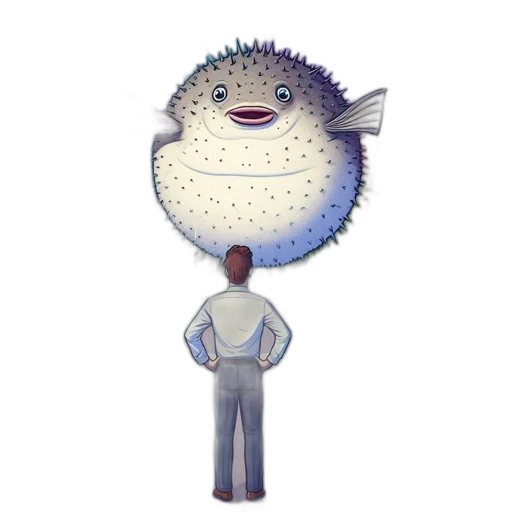 staff, creature, animal, mask, concept art, 3d render, pixel art, cartoon transparent PNG cut-out