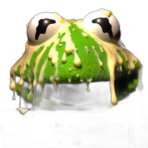 creature, mask, crown, food, concept art, 3d render, photorealistic, pixel art transparent PNG cut-out