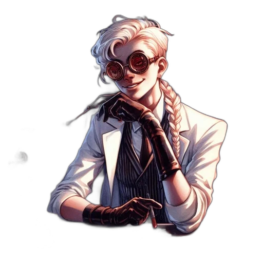 staff, mask, weapon, concept art, pixel art, cyberpunk, comic book art, monochrome transparent PNG cut-out